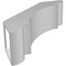 Ekena Millwork 5 1/2-in. W x 16-in. D x 16-in. H Olympic Architectural Grade PVC Knee Brace BRCP055X16X16OLY - alternate 2